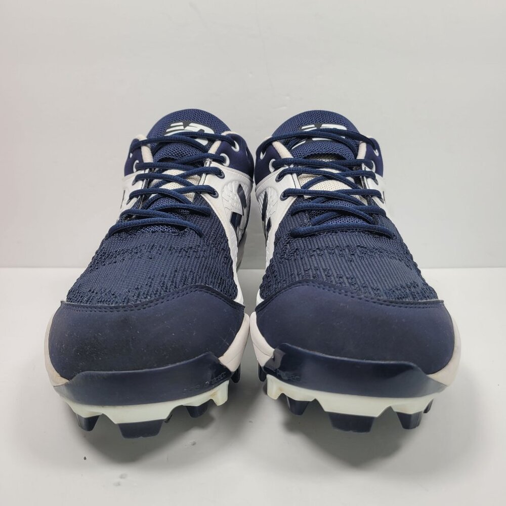 New Balance Fresh Foam Mens's Navy & White Cleats PL3000N5 Size 14 - Picture 3 of 8